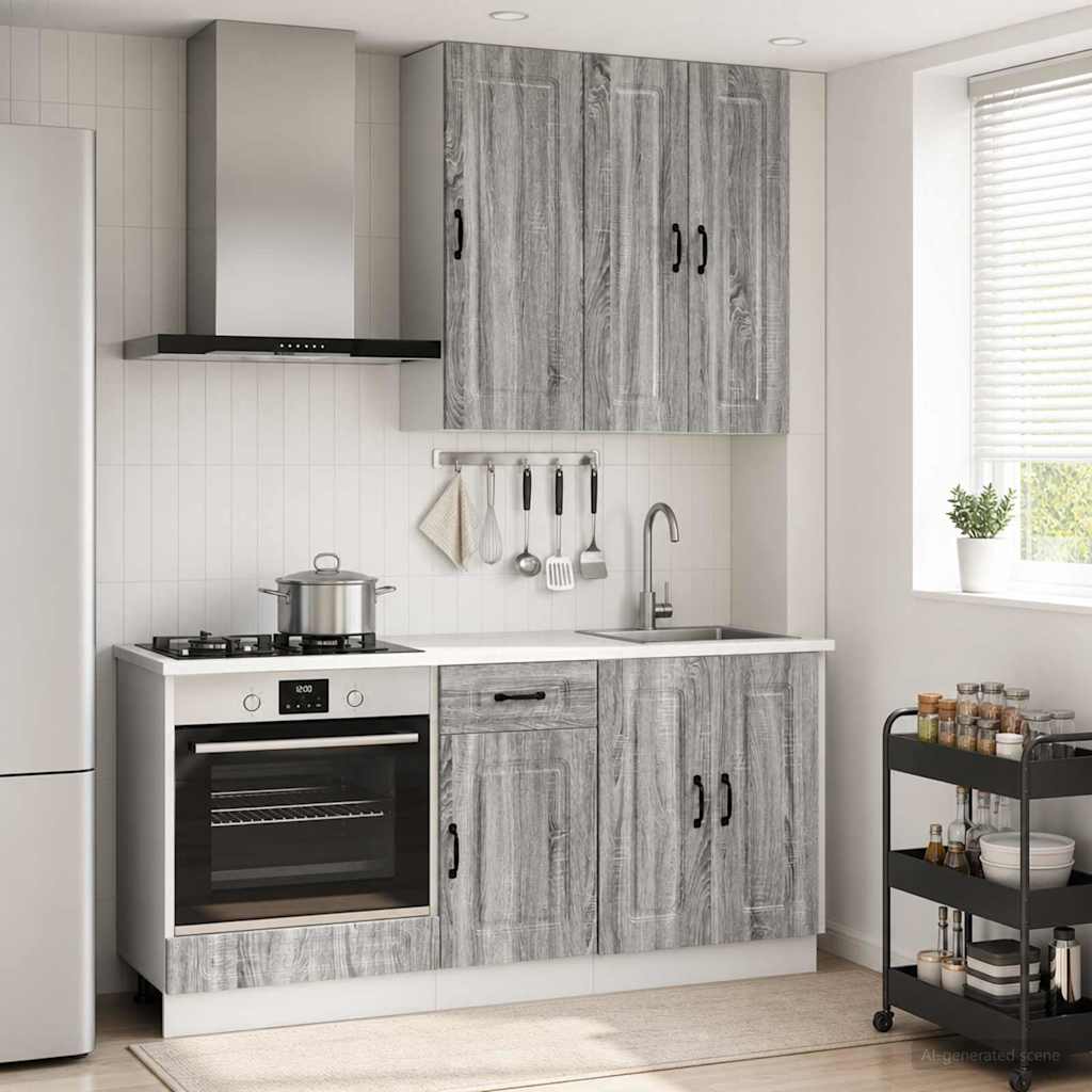 Kücheneinheit Kalmar 5 Pcs Holzwerkstoff