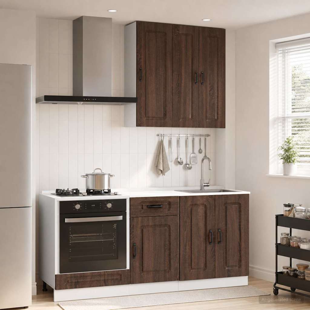 Kücheneinheit Kalmar 5 Pcs Holzwerkstoff