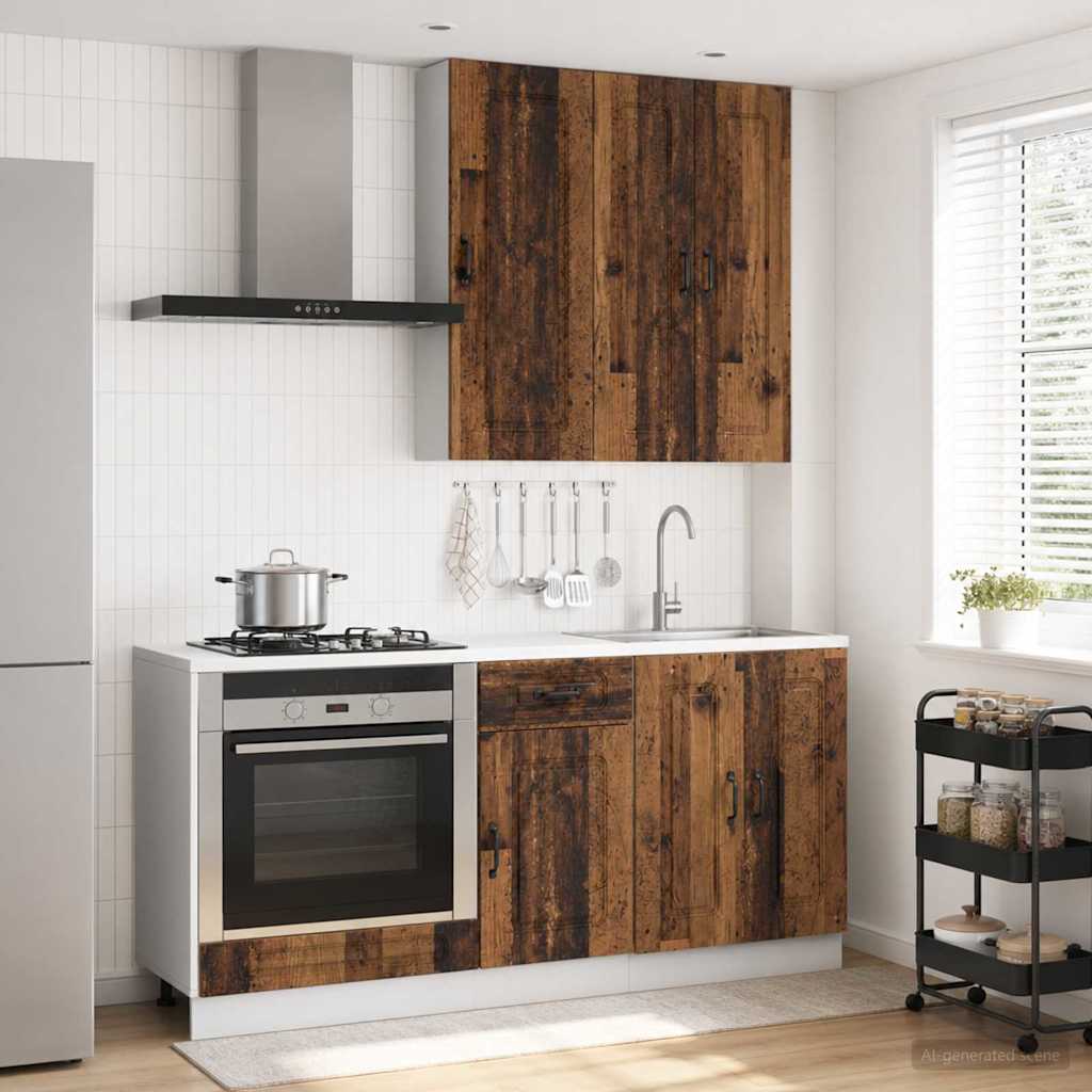 Kücheneinheit Kalmar 5 Pcs Holzwerkstoff