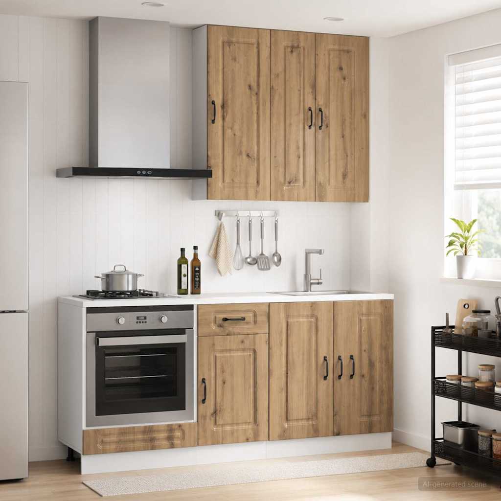 Kücheneinheit Kalmar 5 Pcs Holzwerkstoff