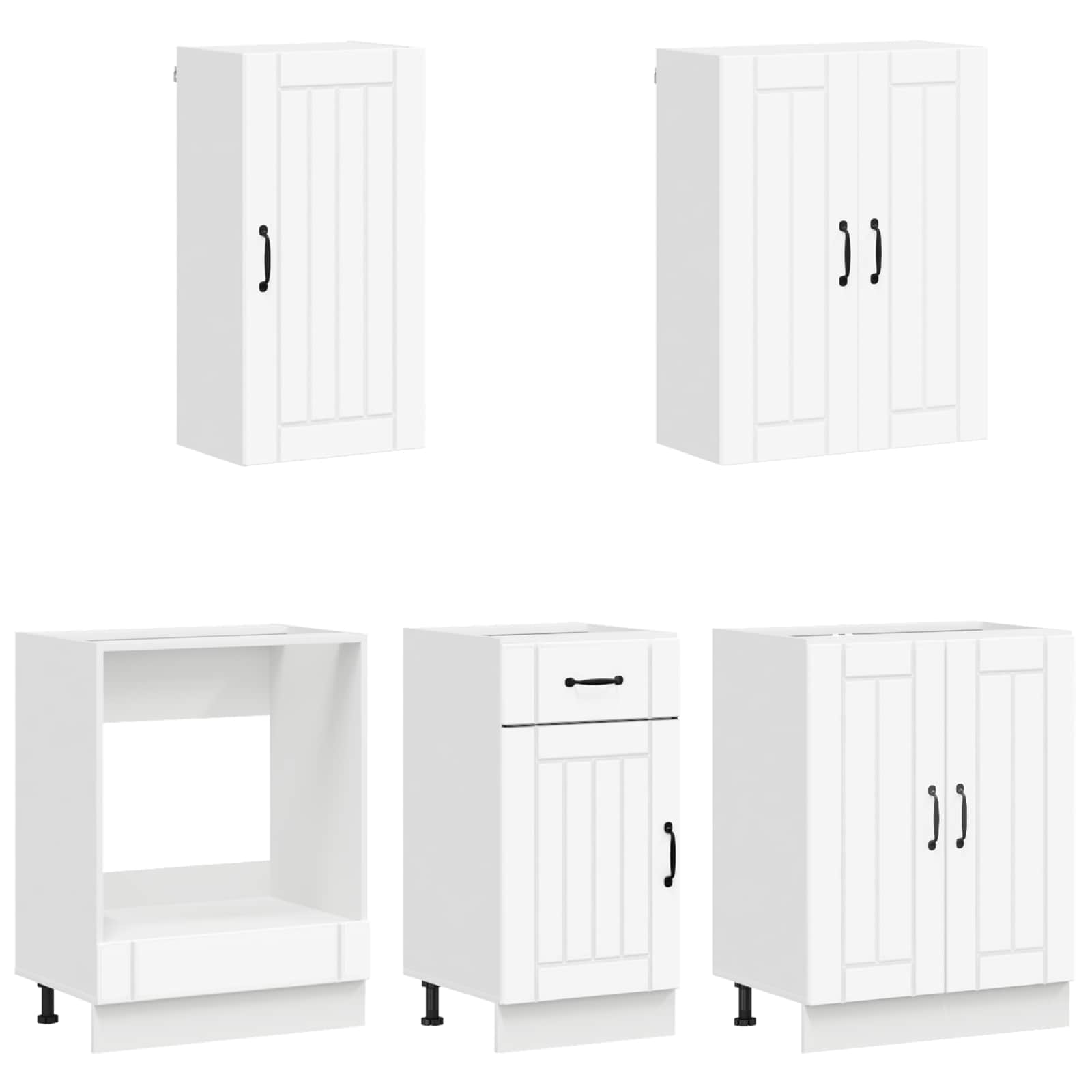 Kücheneinheit Lucca 5 Pcs Holzwerkstoff