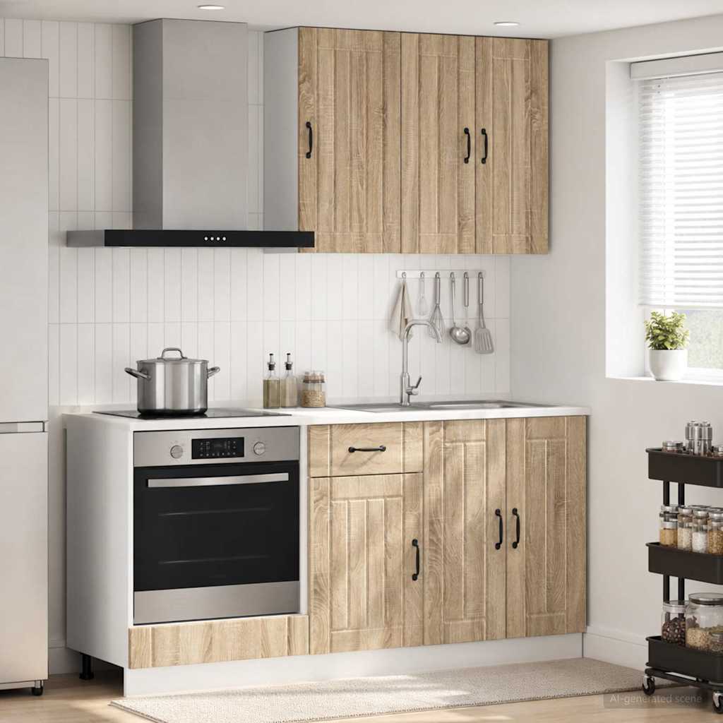 Kücheneinheit Lucca 5 Pcs Holzwerkstoff