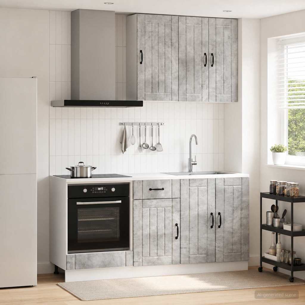 Kücheneinheit Lucca 5 Pcs Holzwerkstoff