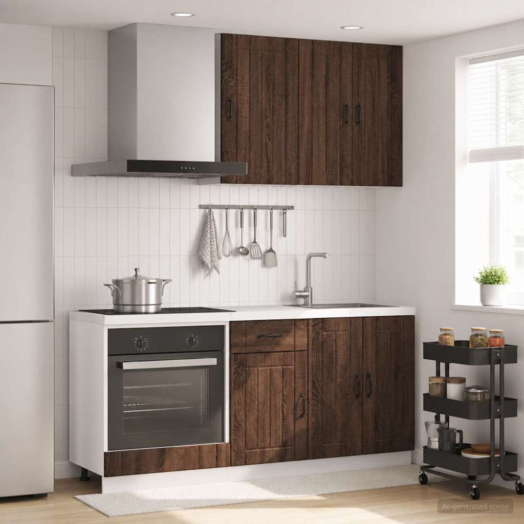 Kücheneinheit Lucca 5 Pcs Holzwerkstoff