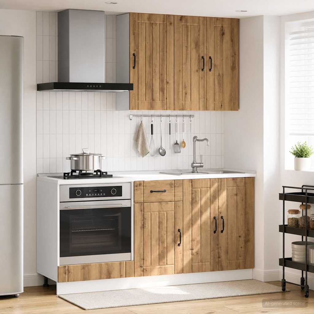 Kücheneinheit Lucca 5 Pcs Holzwerkstoff