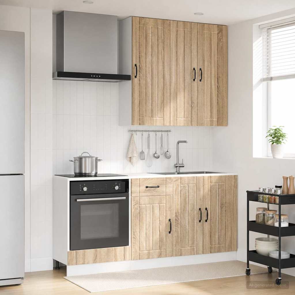 Kücheneinheit Lucca 5 Pcs Holzwerkstoff
