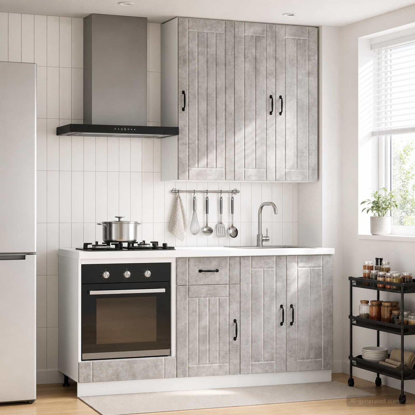 Kücheneinheit Lucca 5 Pcs Holzwerkstoff