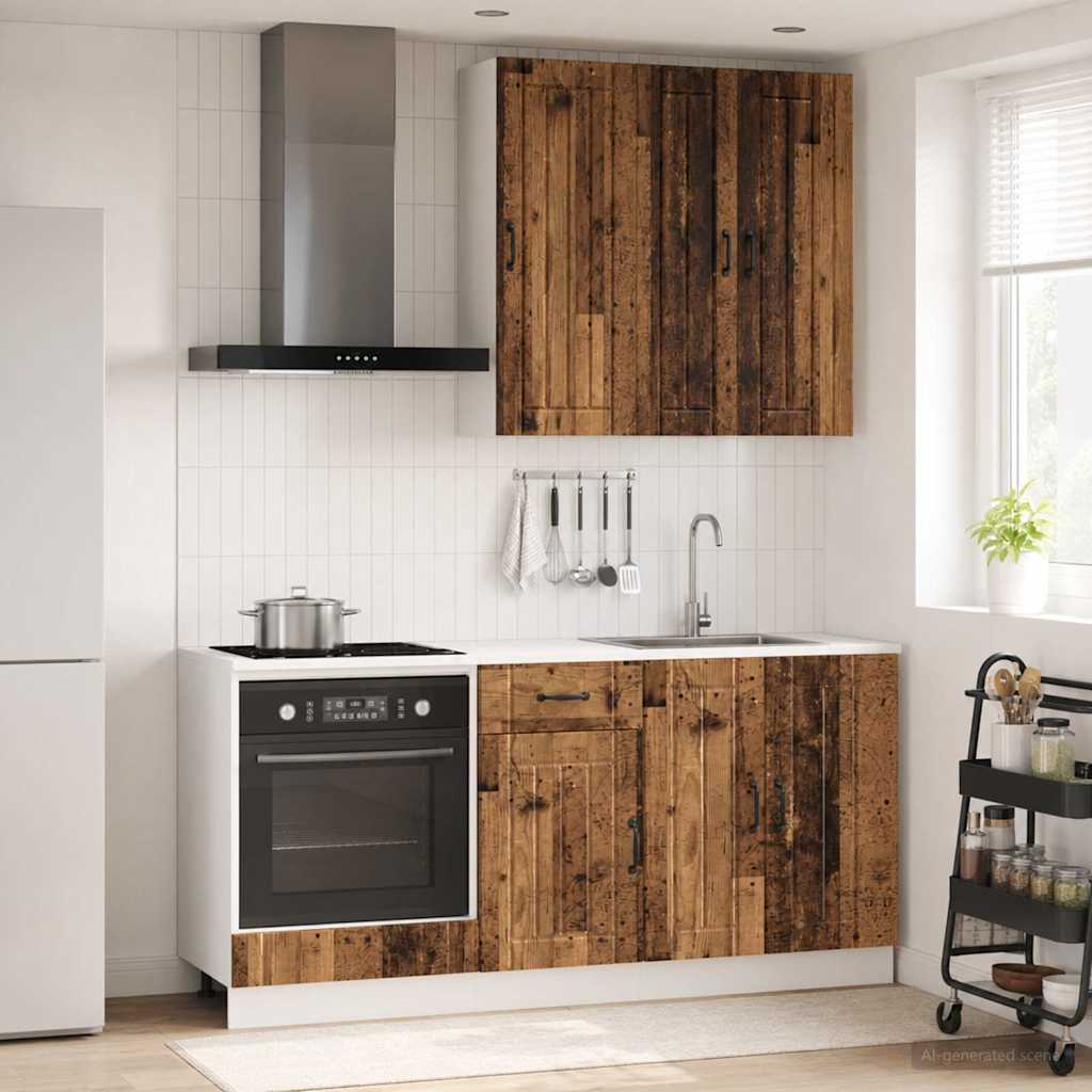 Kücheneinheit Lucca 5 Pcs Holzwerkstoff