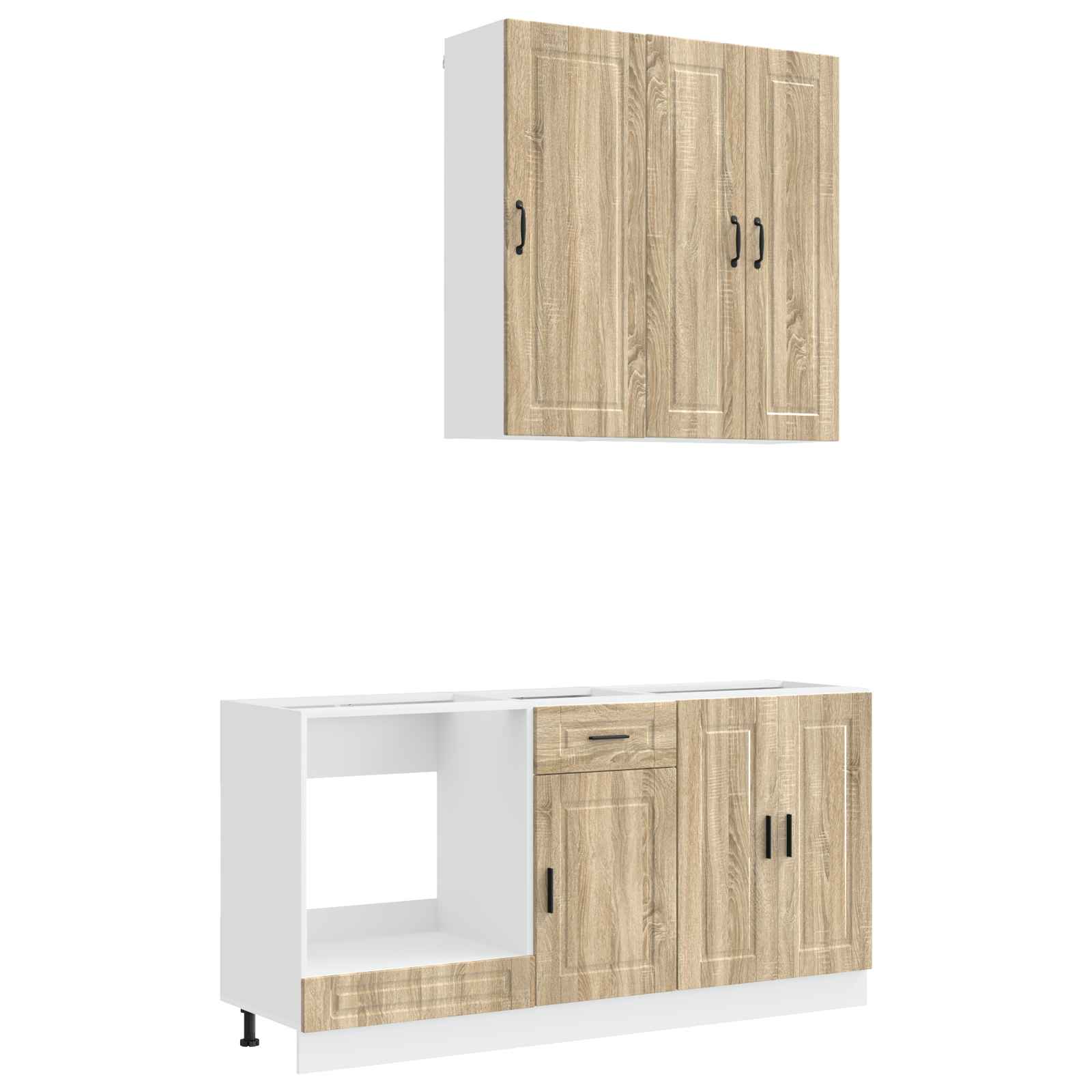 Kücheneinheit Porto 5 Pcs Sonoma-Eiche Holzwerkstoff
