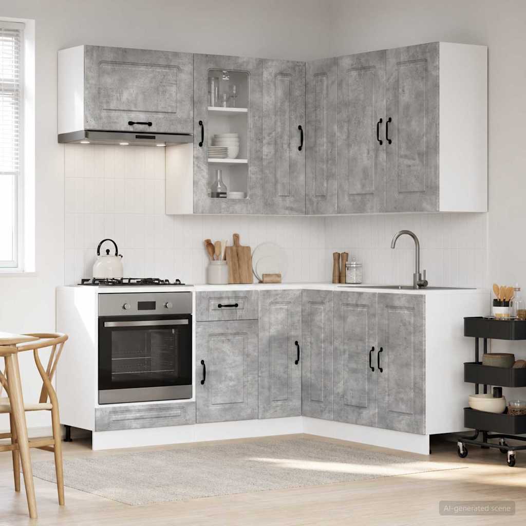 Kücheneinheit Kalmar 8 Pcs Holzwerkstoff