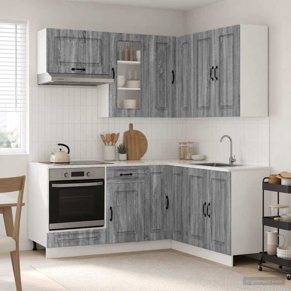 Kücheneinheit Kalmar 8 Pcs Holzwerkstoff