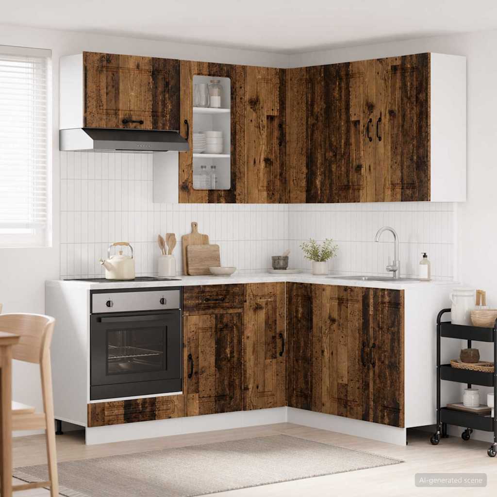 Kücheneinheit Kalmar 8 Pcs Holzwerkstoff