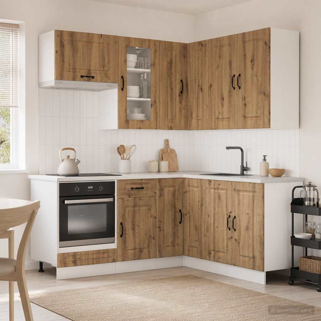 Kücheneinheit Kalmar 8 Pcs Holzwerkstoff