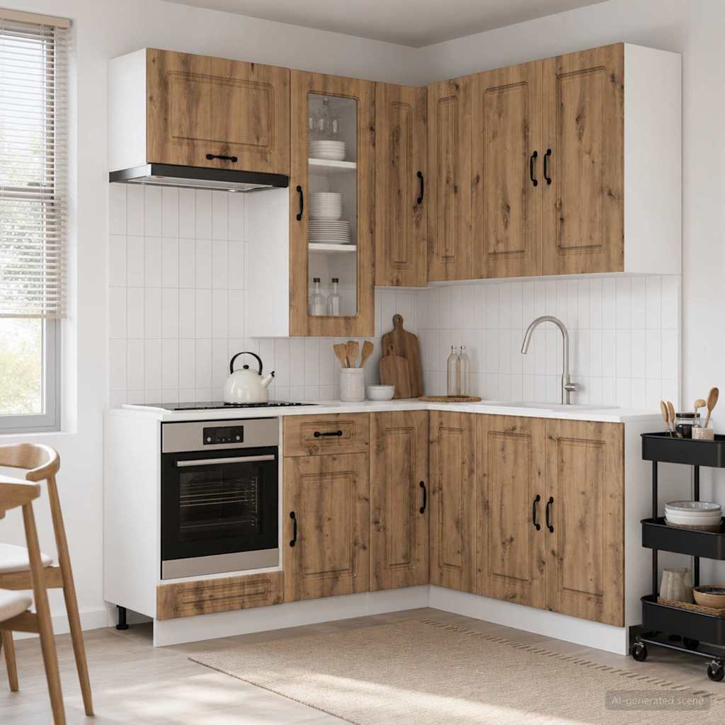 Kücheneinheit Kalmar 8 Pcs Holzwerkstoff