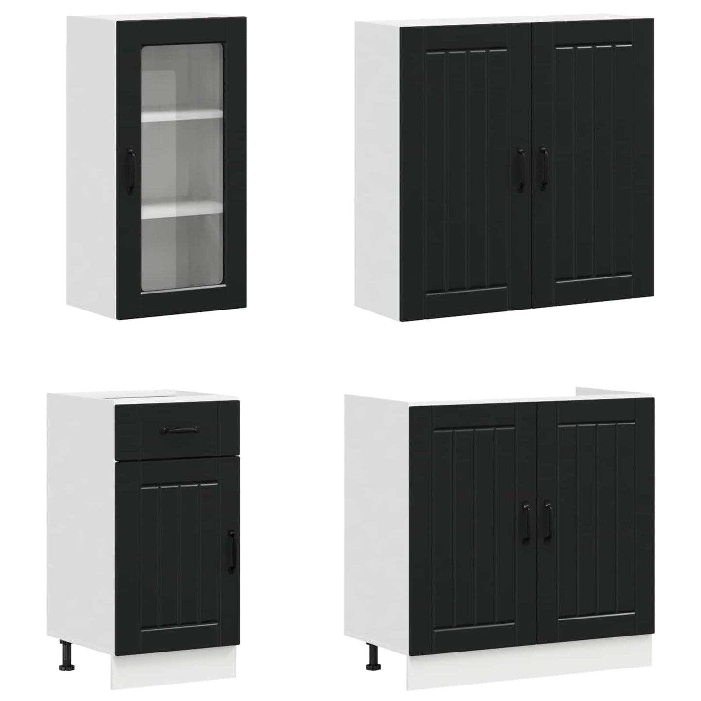 Kücheneinheit Lucca 8 Pcs Holzwerkstoff
