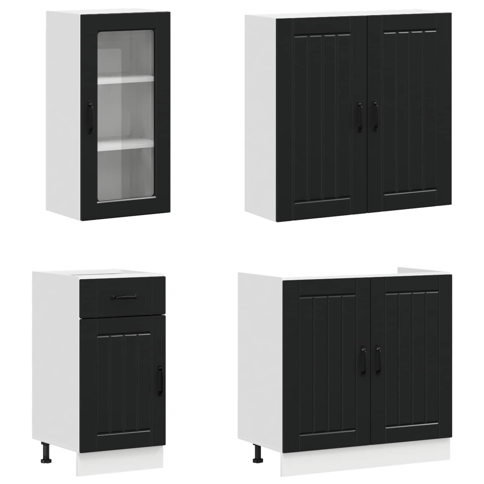 Kücheneinheit Lucca 8 Pcs Holzwerkstoff