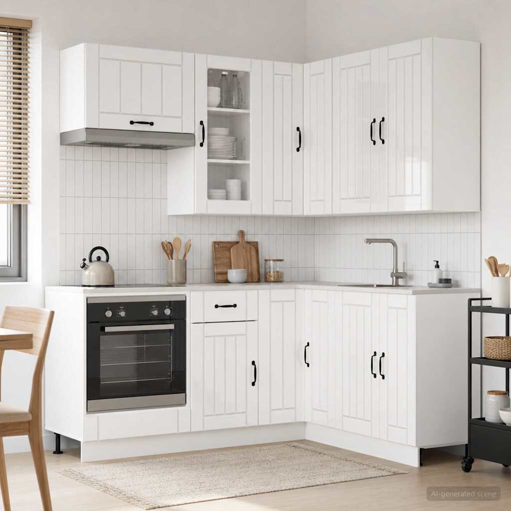Kücheneinheit Lucca 8 Pcs Holzwerkstoff