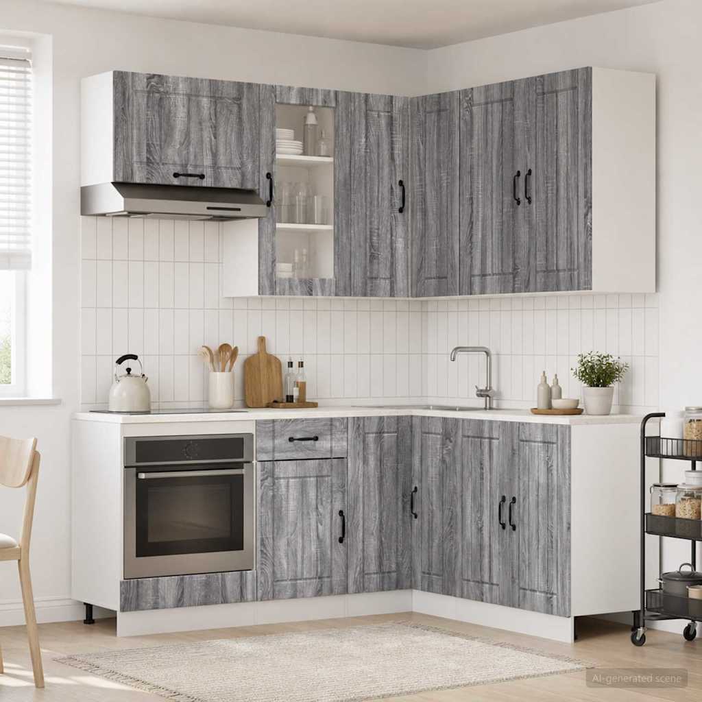 Kücheneinheit Lucca 8 Pcs Holzwerkstoff