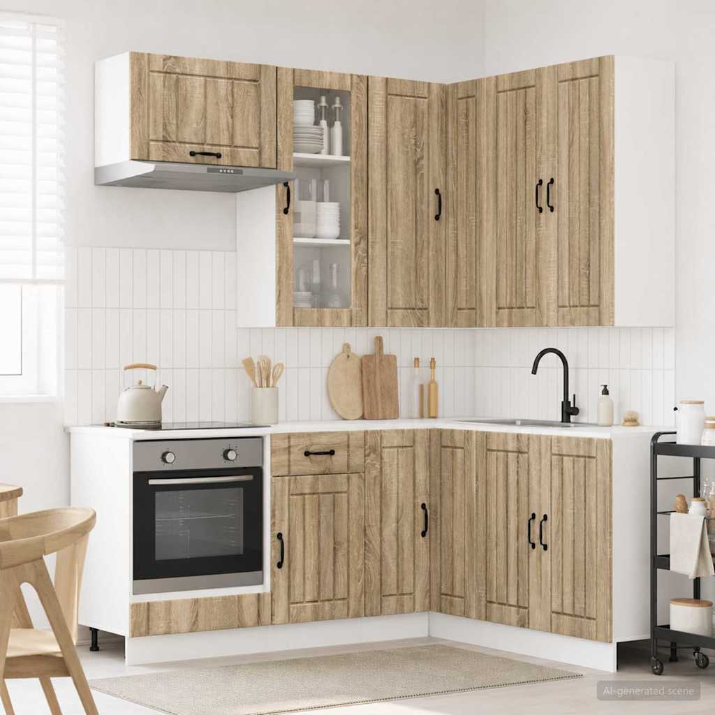 Kücheneinheit Lucca 8 Pcs Holzwerkstoff