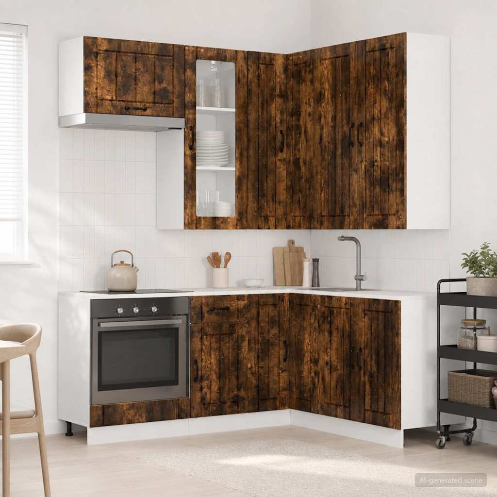 Kücheneinheit Lucca 8 Pcs Holzwerkstoff