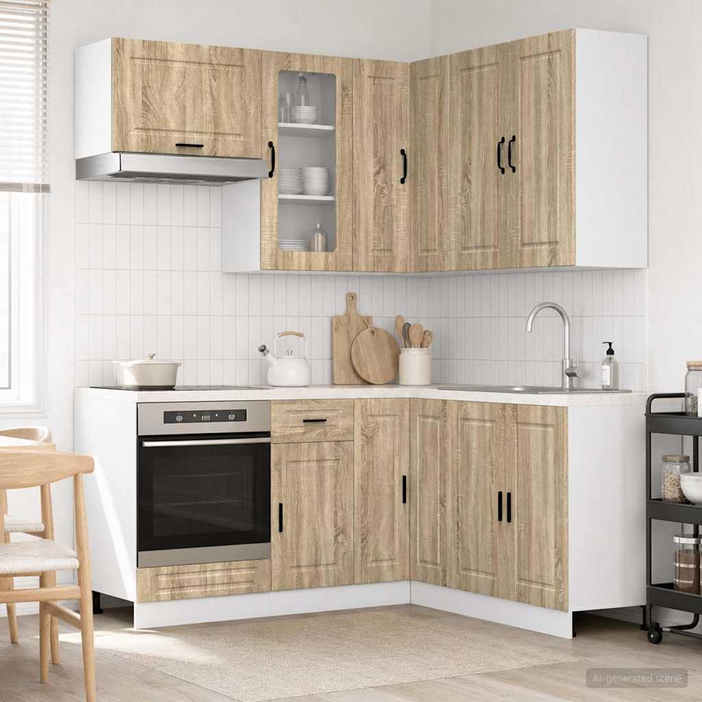 Kücheneinheit Porto 8 Pcs Holzwerkstoff