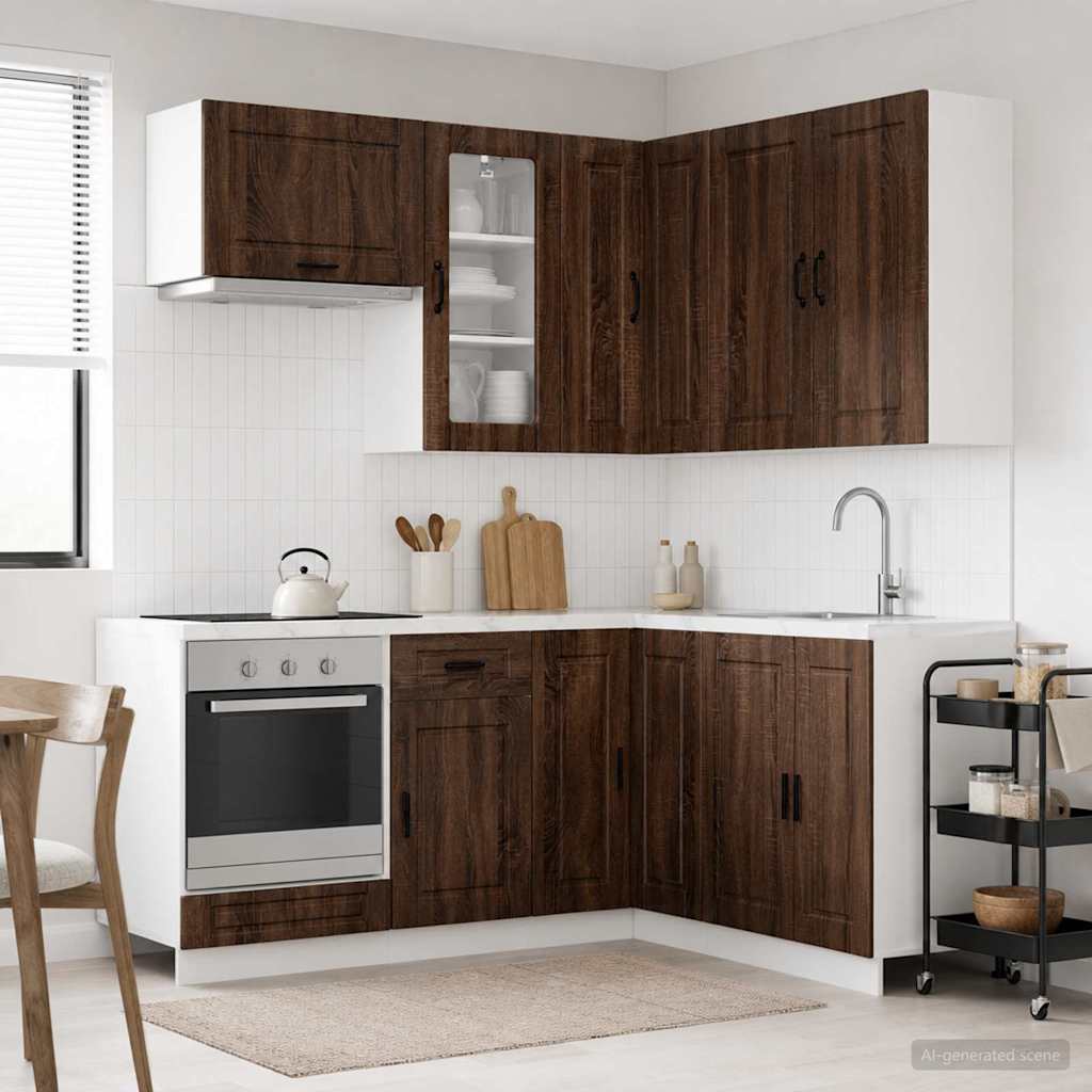 Kücheneinheit Porto 8 Pcs Holzwerkstoff