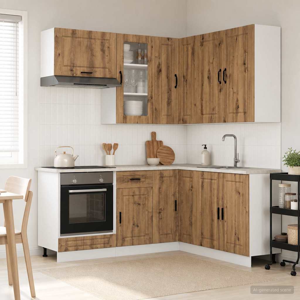 Kücheneinheit Porto 8 Pcs Holzwerkstoff