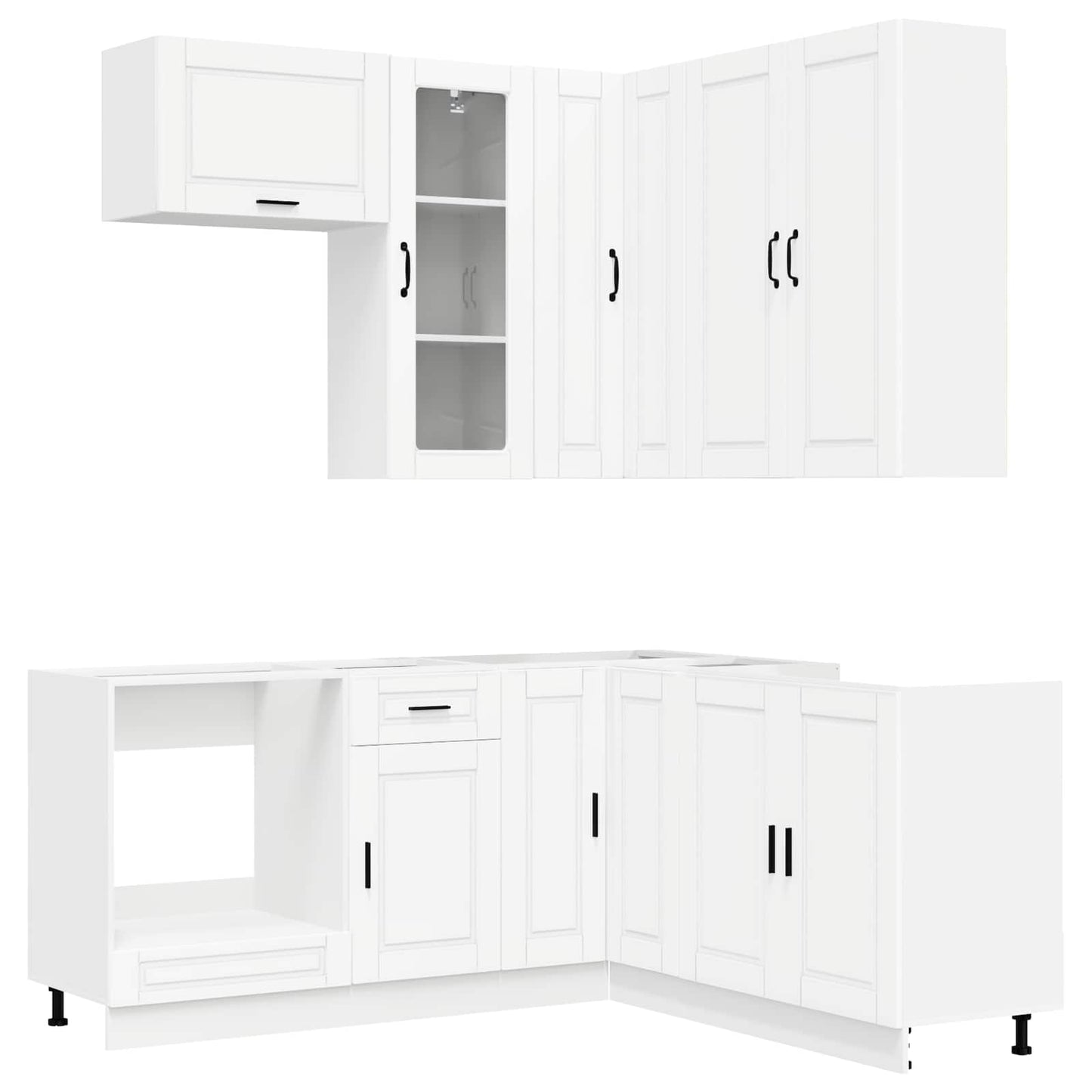 Kücheneinheit Porto 8 Pcs Holzwerkstoff