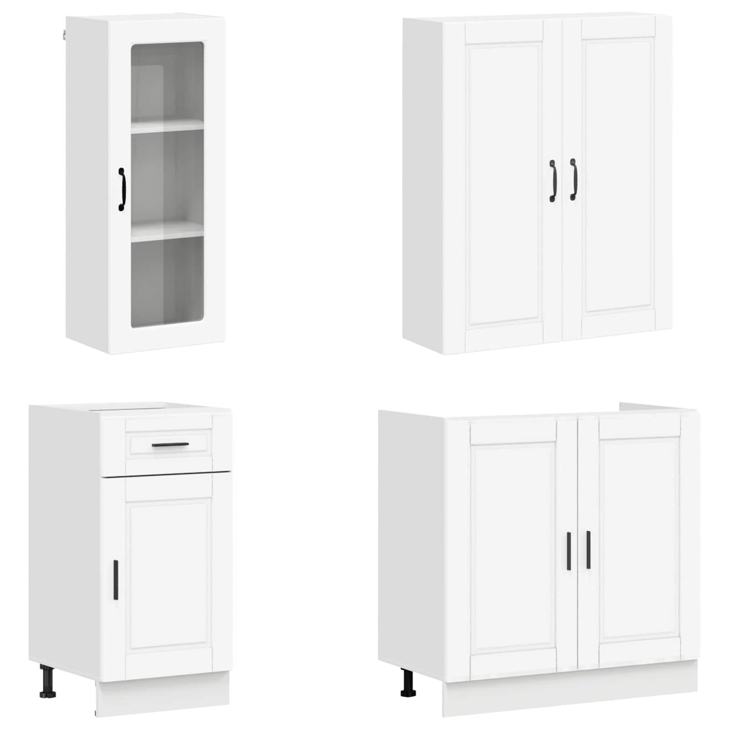 Kücheneinheit Porto 8 Pcs Holzwerkstoff