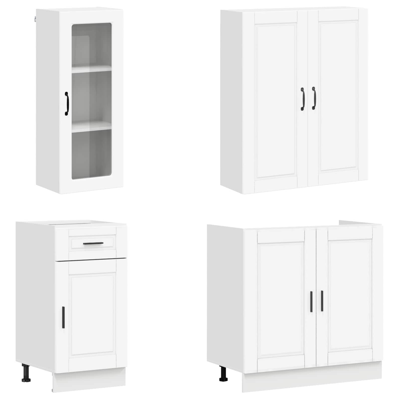 Kücheneinheit Porto 8 Pcs Holzwerkstoff