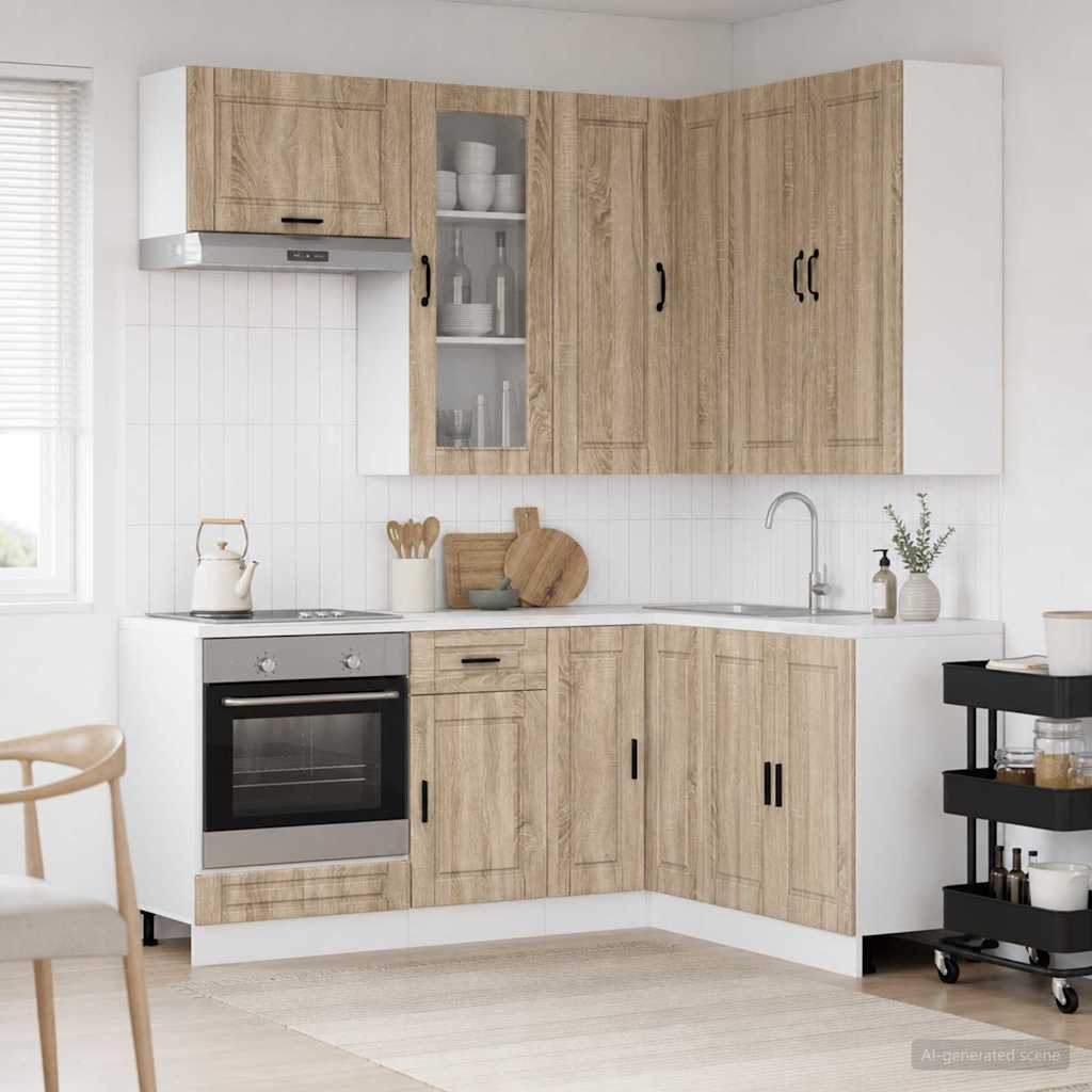 Kücheneinheit Porto 8 Pcs Holzwerkstoff