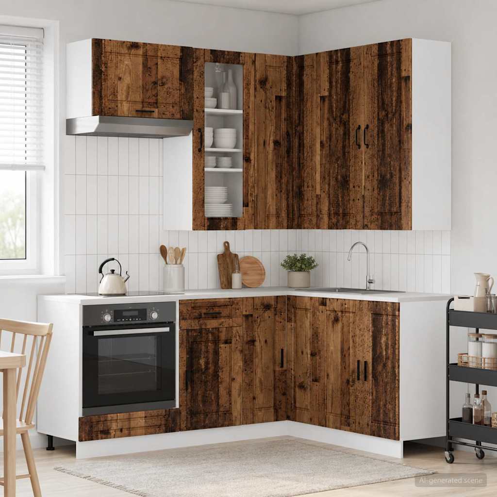 Kücheneinheit Porto 8 Pcs Holzwerkstoff