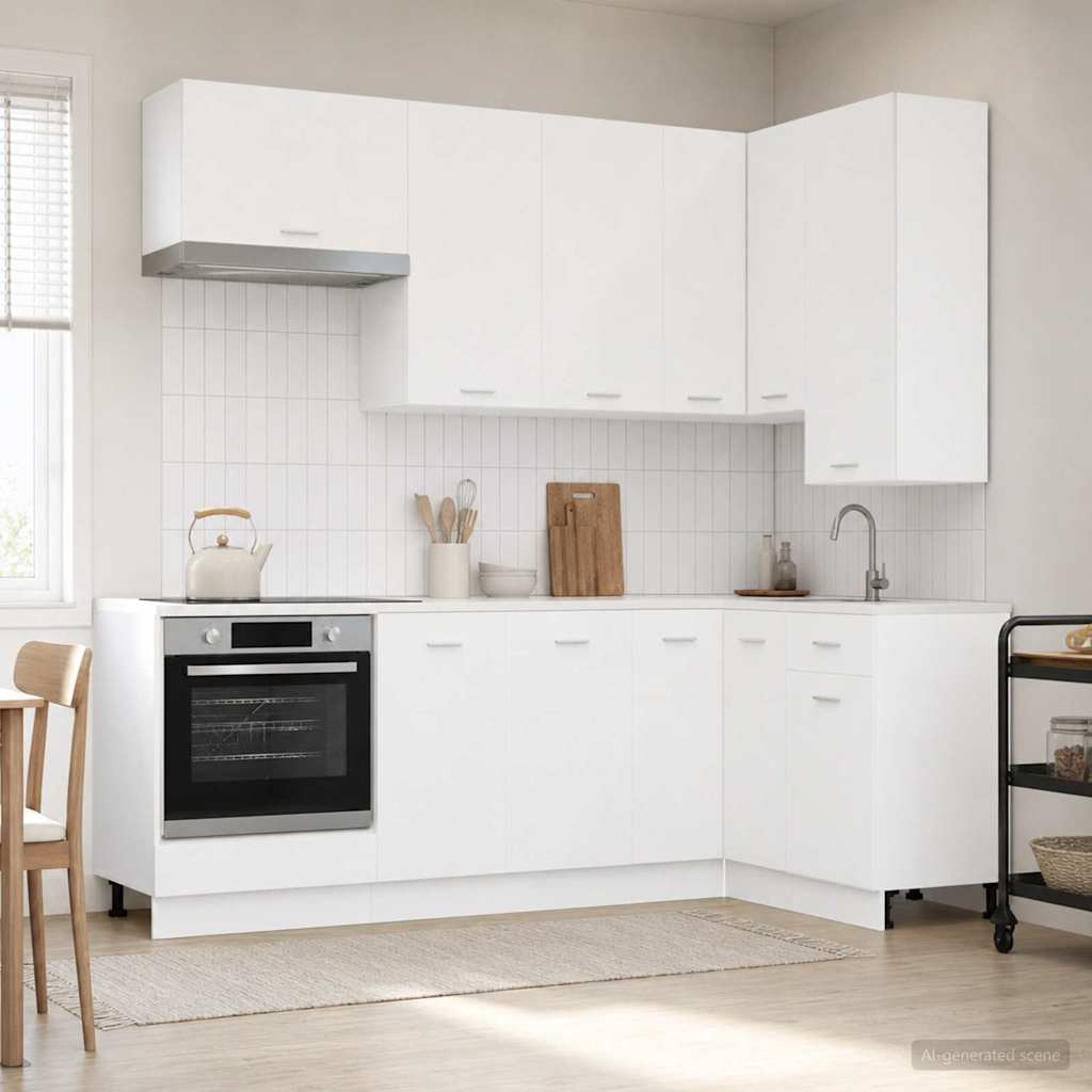 Kücheneinheit Lyon 8 Pcs Holzwerkstoff