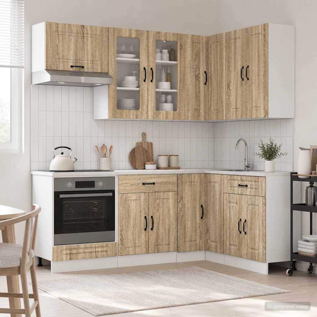 Kücheneinheit Kalmar 8 Pcs Holzwerkstoff