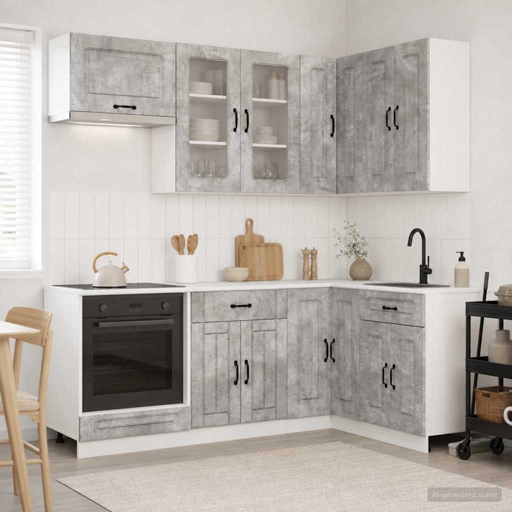 Kücheneinheit Kalmar 8 Pcs Holzwerkstoff
