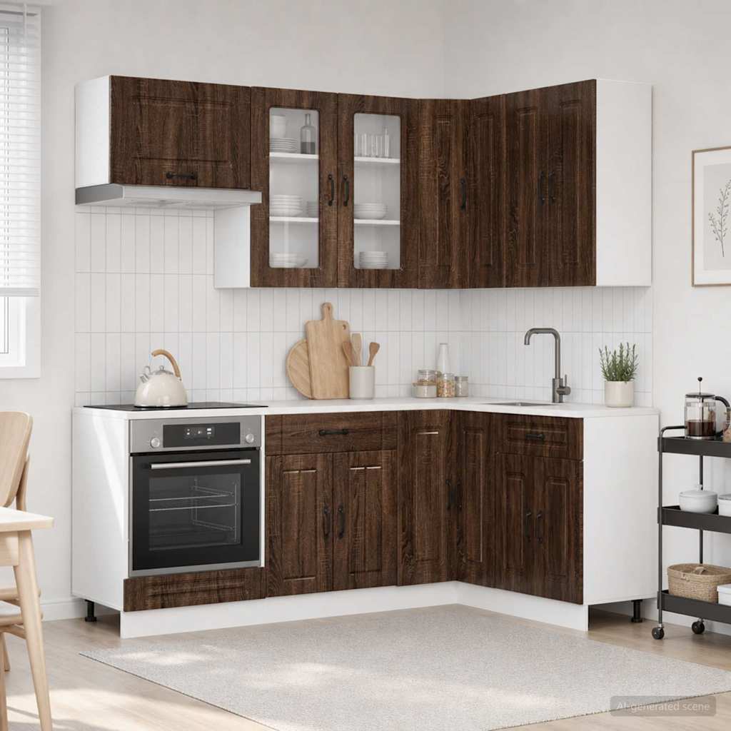 Kücheneinheit Kalmar 8 Pcs Holzwerkstoff