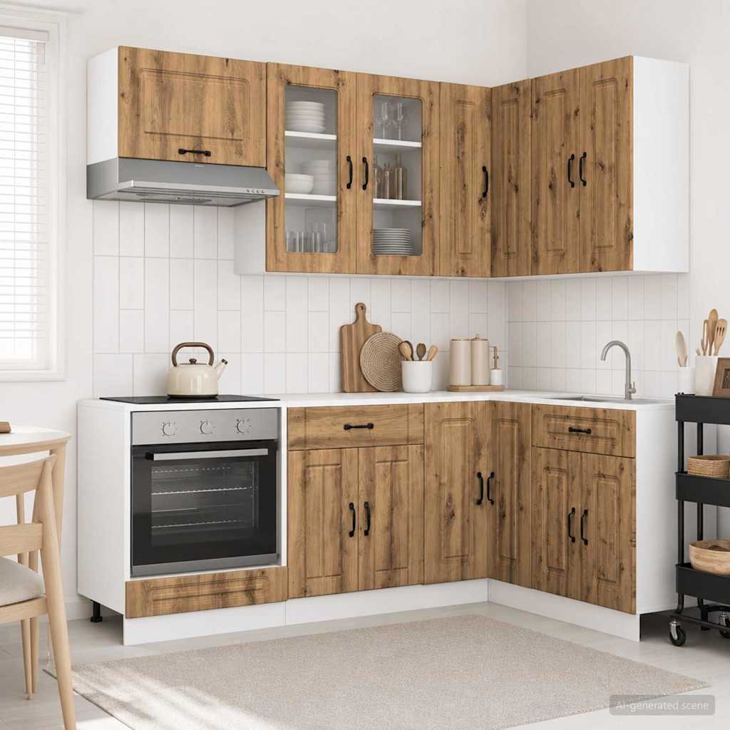 Kücheneinheit Kalmar 8 Pcs Holzwerkstoff
