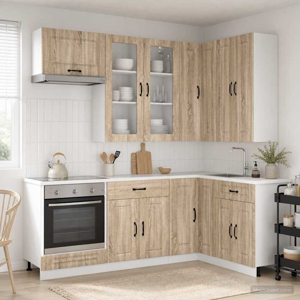 Kücheneinheit Kalmar 8 Pcs Holzwerkstoff