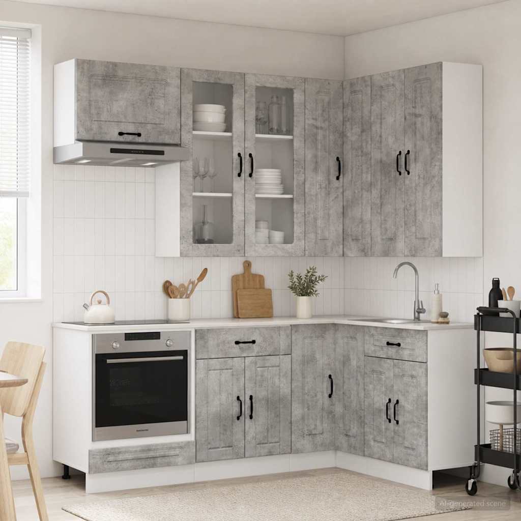 Kücheneinheit Kalmar 8 Pcs Holzwerkstoff