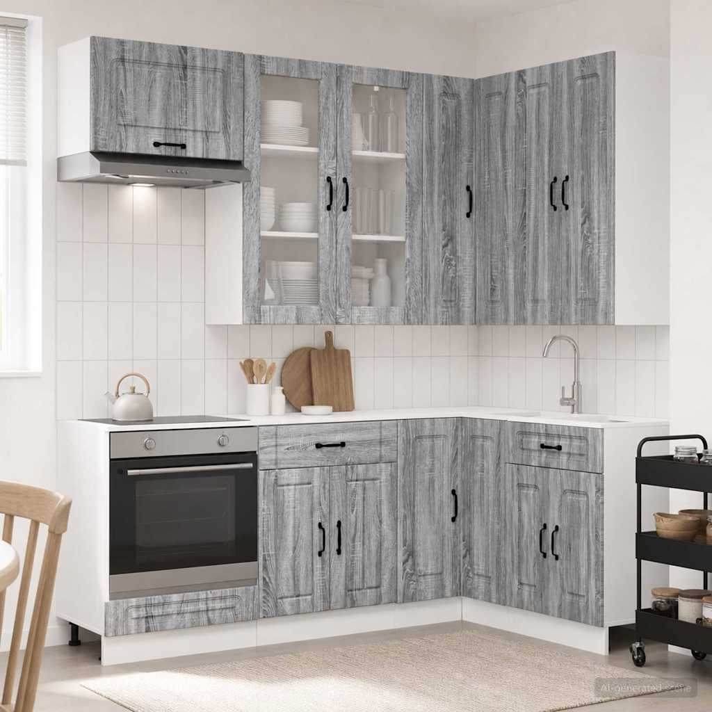 Kücheneinheit Kalmar 8 Pcs Holzwerkstoff