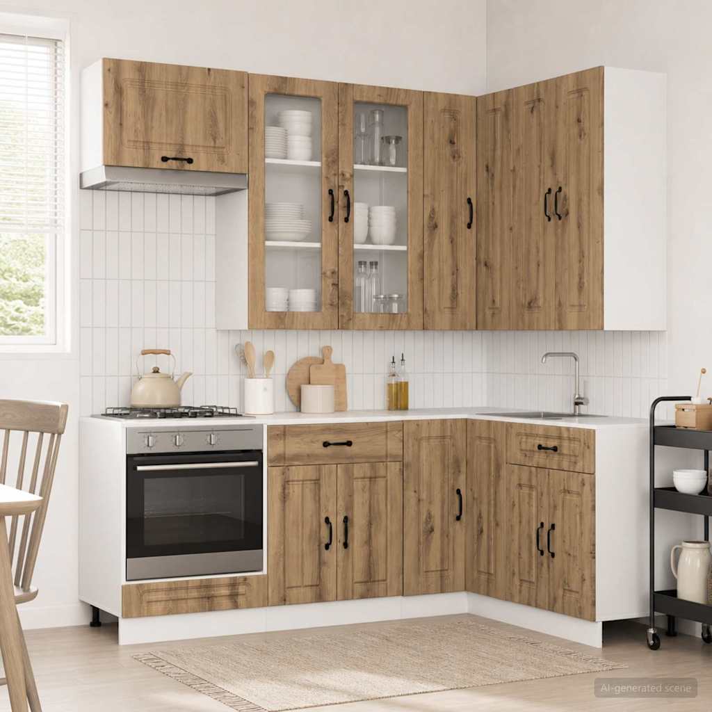 Kücheneinheit Kalmar 8 Pcs Holzwerkstoff