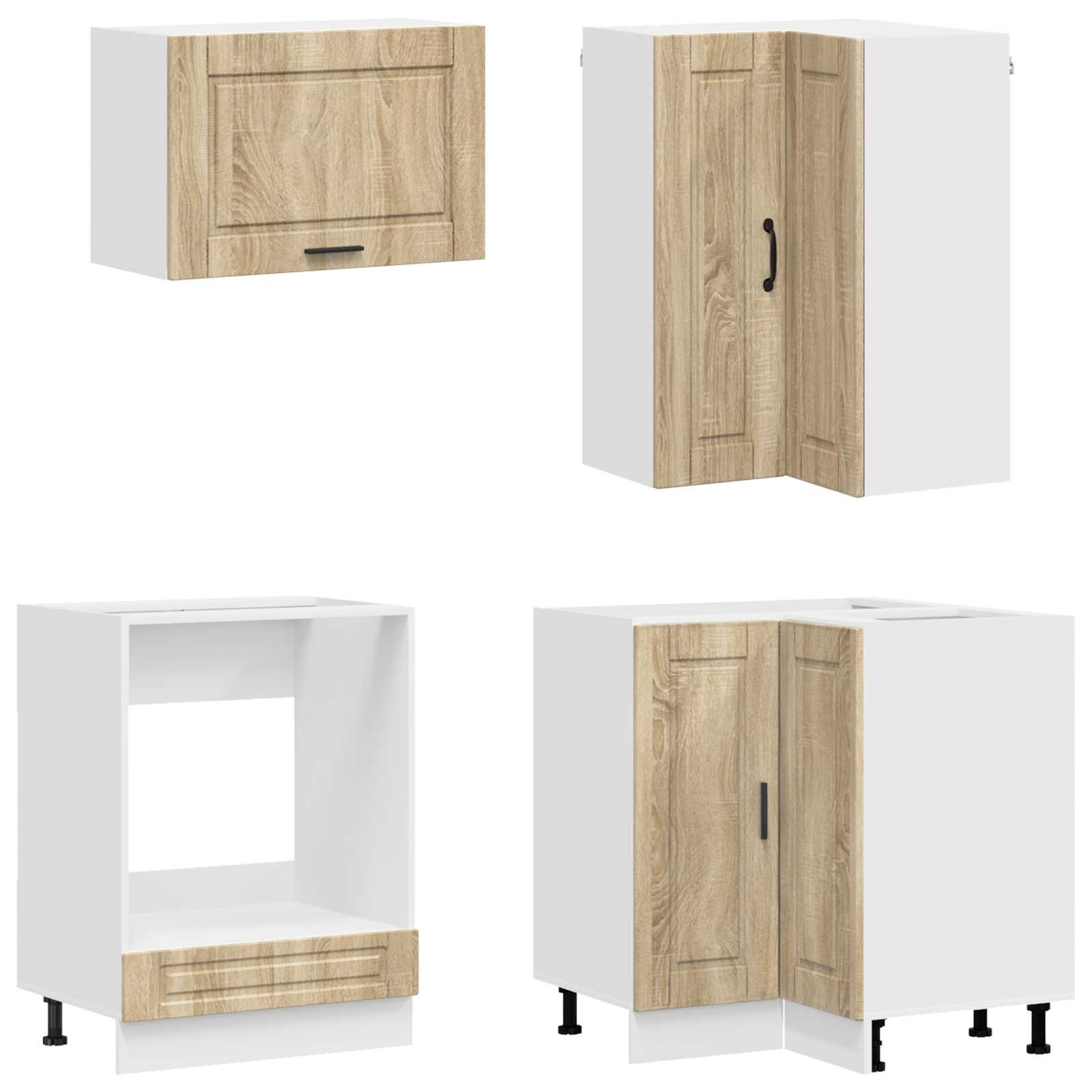 Kücheneinheit Porto 8 Pcs Sonoma-Eiche Holzwerkstoff