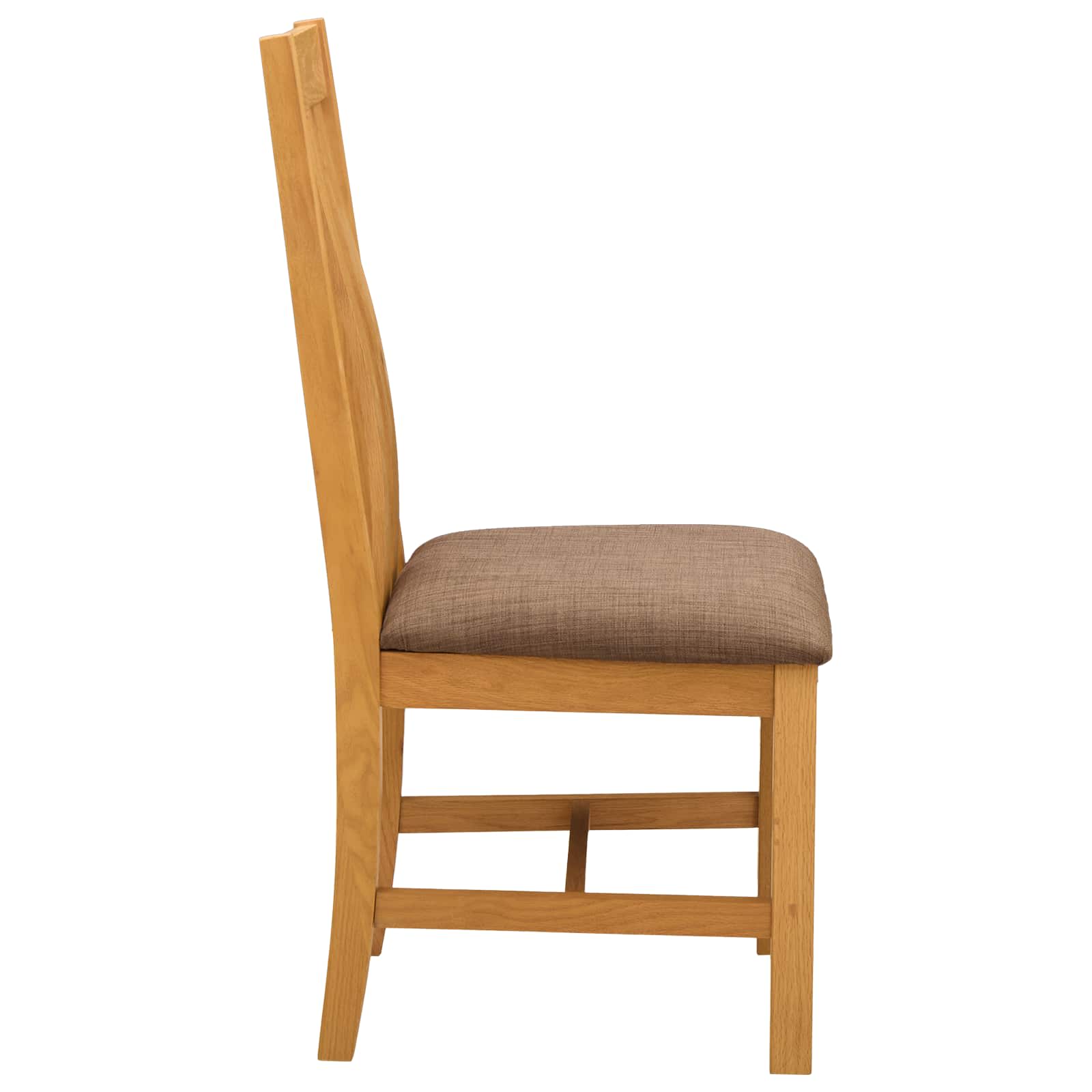 Esszimmerstuhl 2 Pcs Massivholz Eiche 45 X 54 X 100 Cm