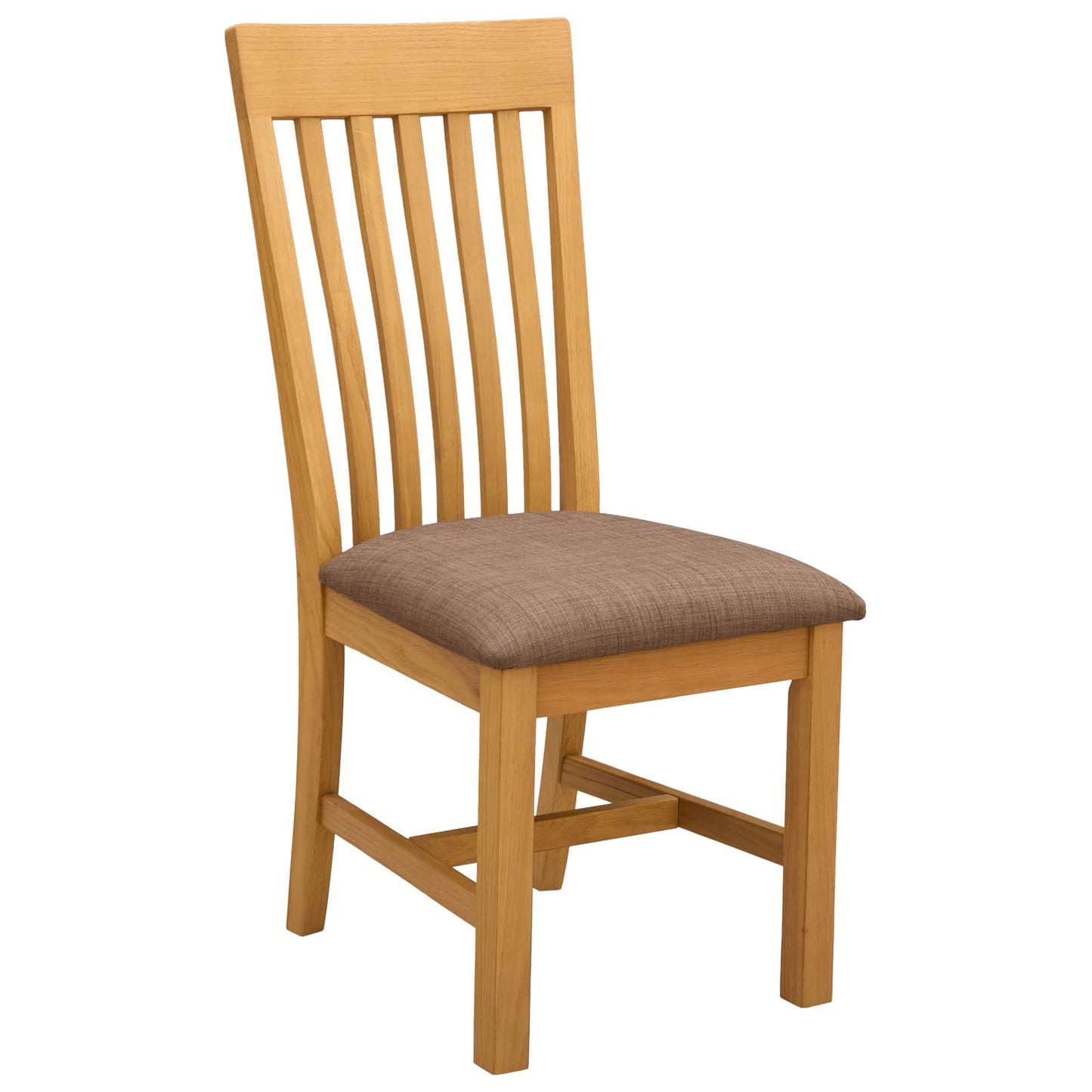 Esszimmerstuhl 2 Pcs Massivholz Eiche 45 X 59,5 X 100 Cm