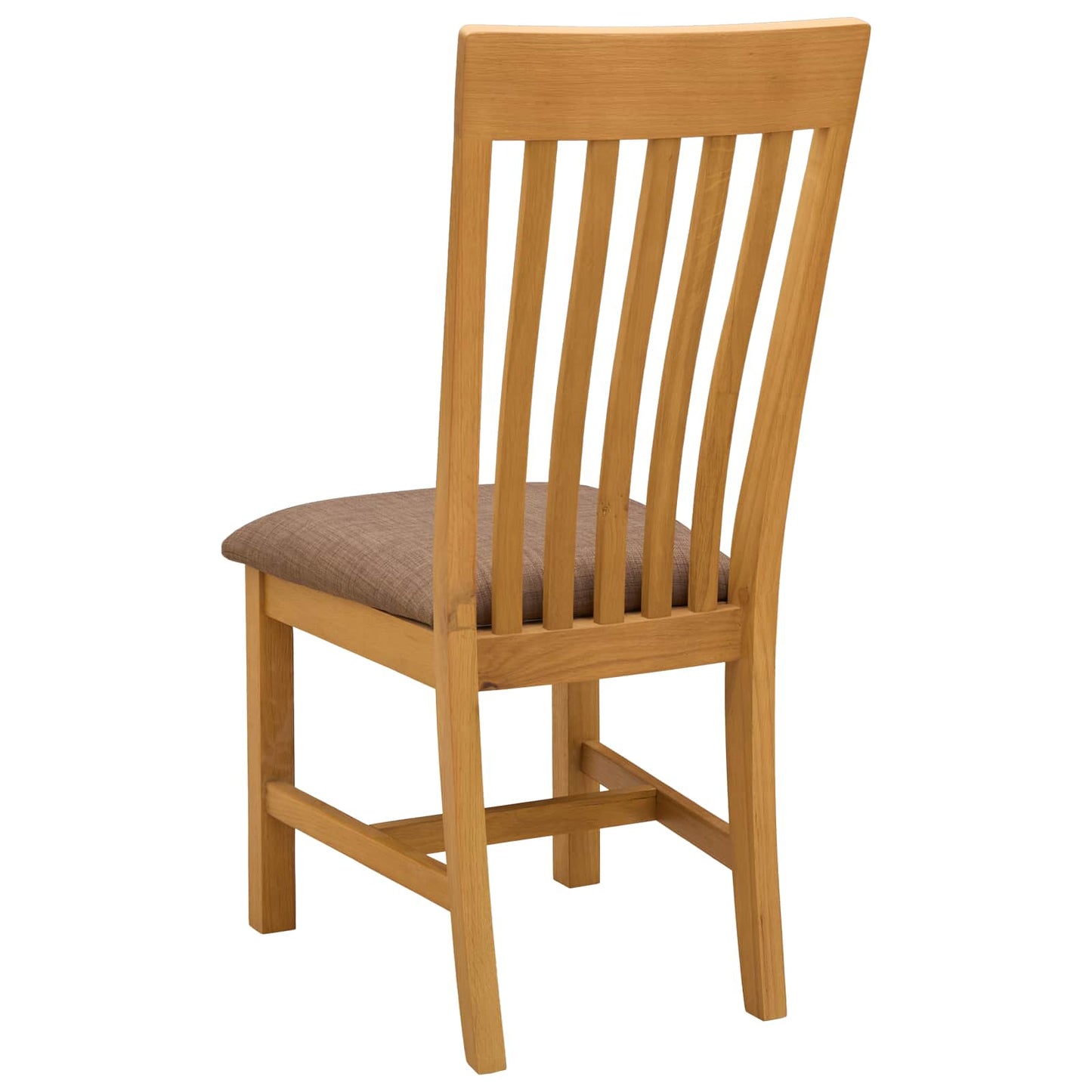 Esszimmerstuhl 2 Pcs Massivholz Eiche 45 X 59,5 X 100 Cm