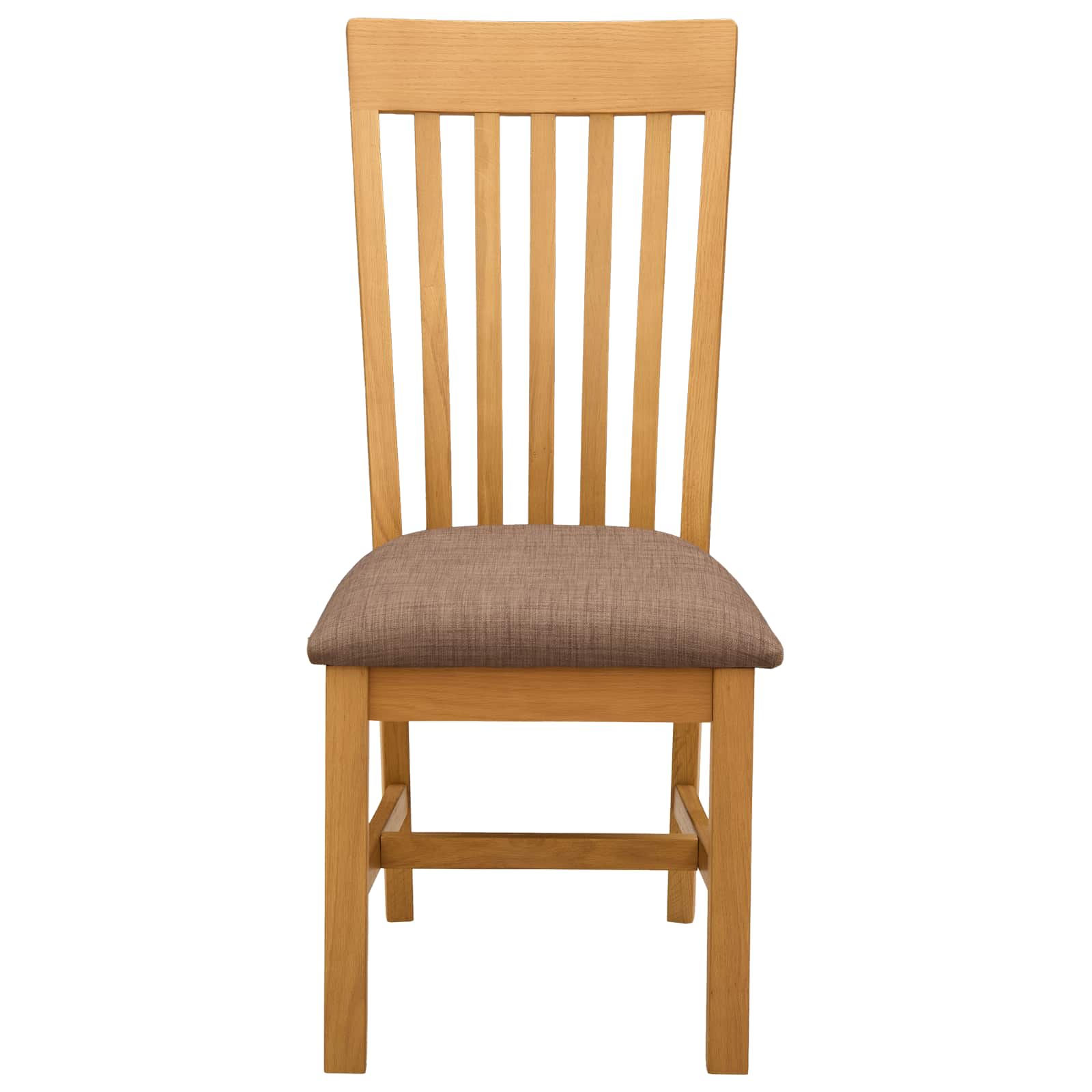 Esszimmerstuhl 2 Pcs Massivholz Eiche 45 X 59,5 X 100 Cm