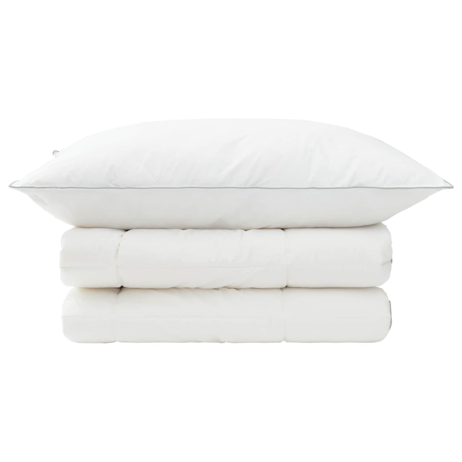 Bettdecke Und Kissen Set 2 Pcs 4 Jahreszeiten Wolle