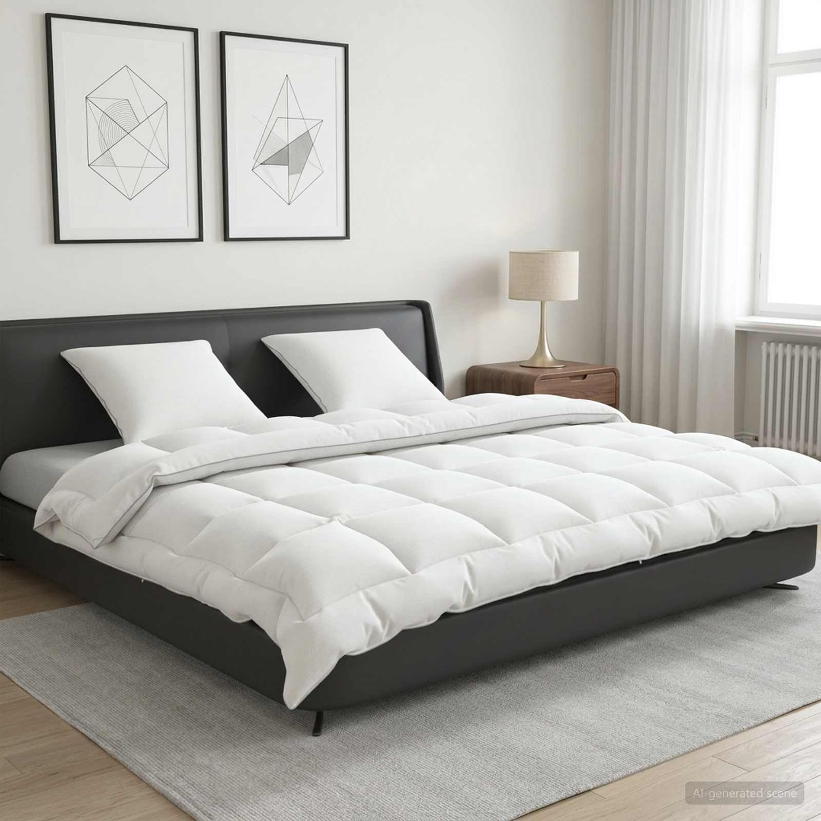 Bettdecke Und Kissen Set 3 Pcs 4 Jahreszeiten Wolle