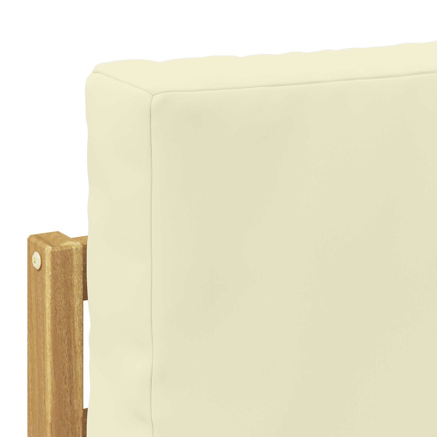 Outdoor-Sofagarnitur Polyester Weiß Weiß Und Creme