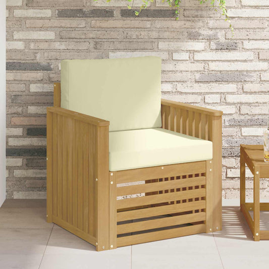 Outdoor-Sofagarnitur Polyester Weiß Weiß Und Creme